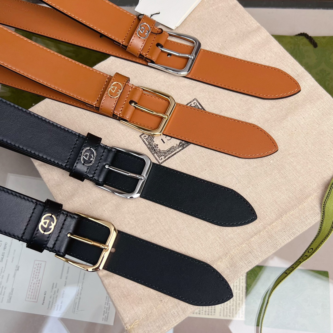 GUCCI Belt 016 22PJ081 3.5cm