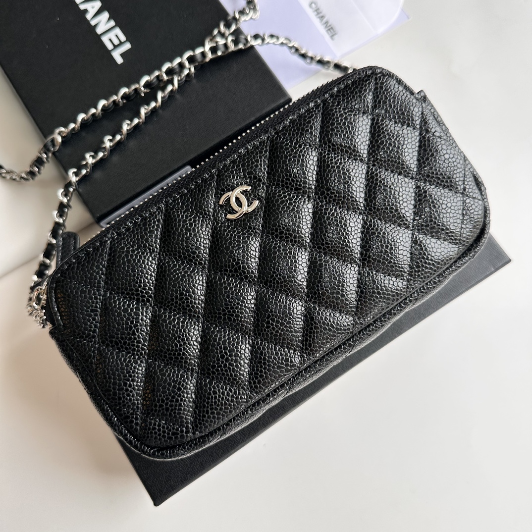 Chanel 50172 Black with silver LM521 20cm