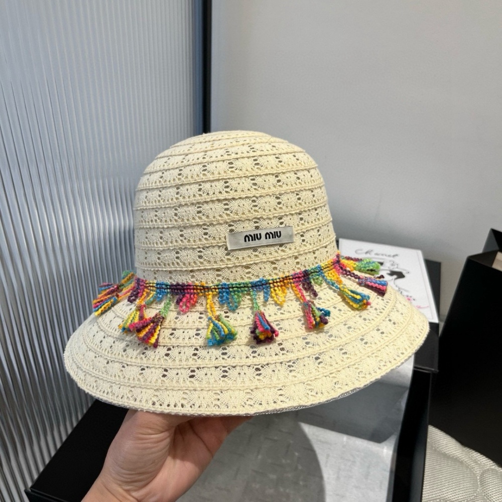 Miu Miu Hat Lace Bucket Hat 57cm Accessories