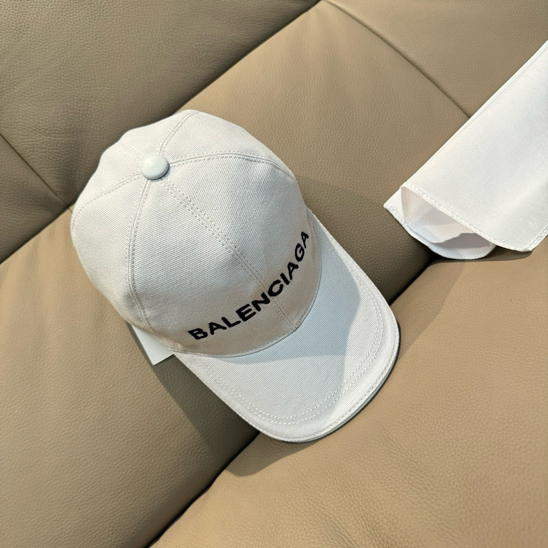 Balenciaga Hat Three-Dimensional Embroidered Baseball Cap Accessories