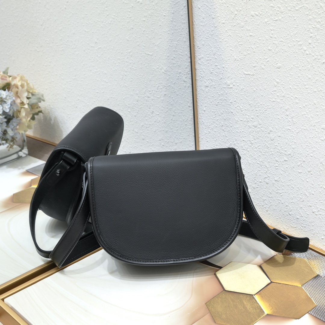 Mini Dior Tears Gallop Bag All Black 1070 XB022 20.5cm