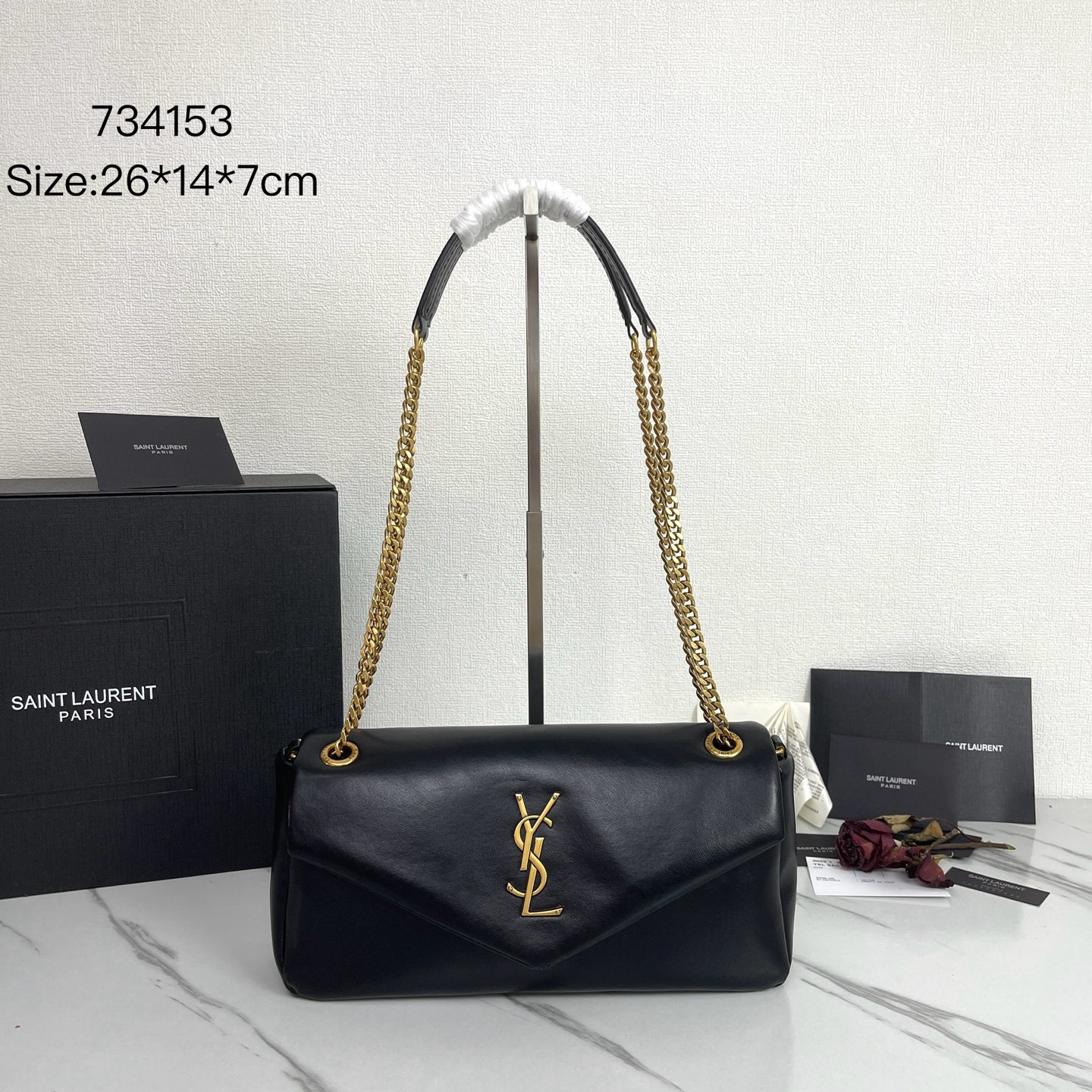 Saint Laurent Shoulder Bag Ladies' Favorite 𝘝𝘪𝘯𝘵𝘢𝘨𝘦