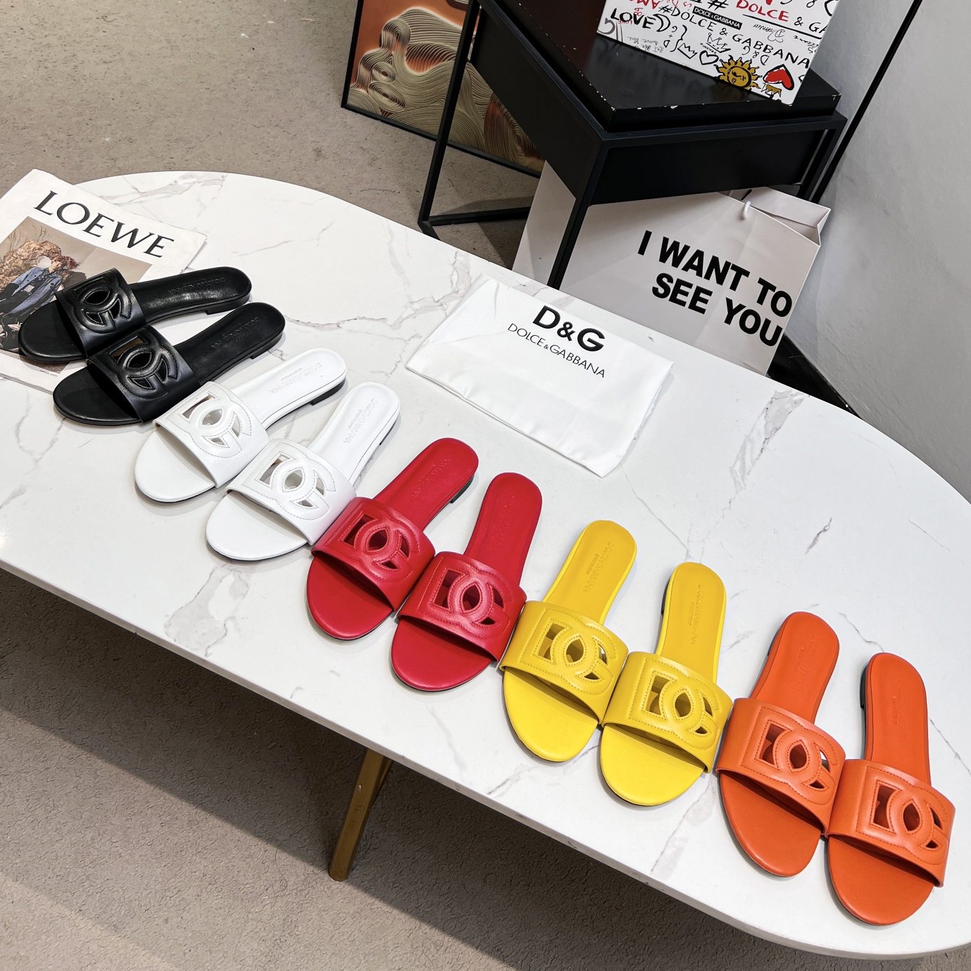 D&G Shoes Summer women's slippers