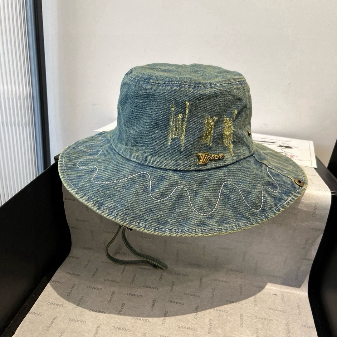 Louis Vuitton Hat Cowboy Bucket Hat 57cm Accessories
