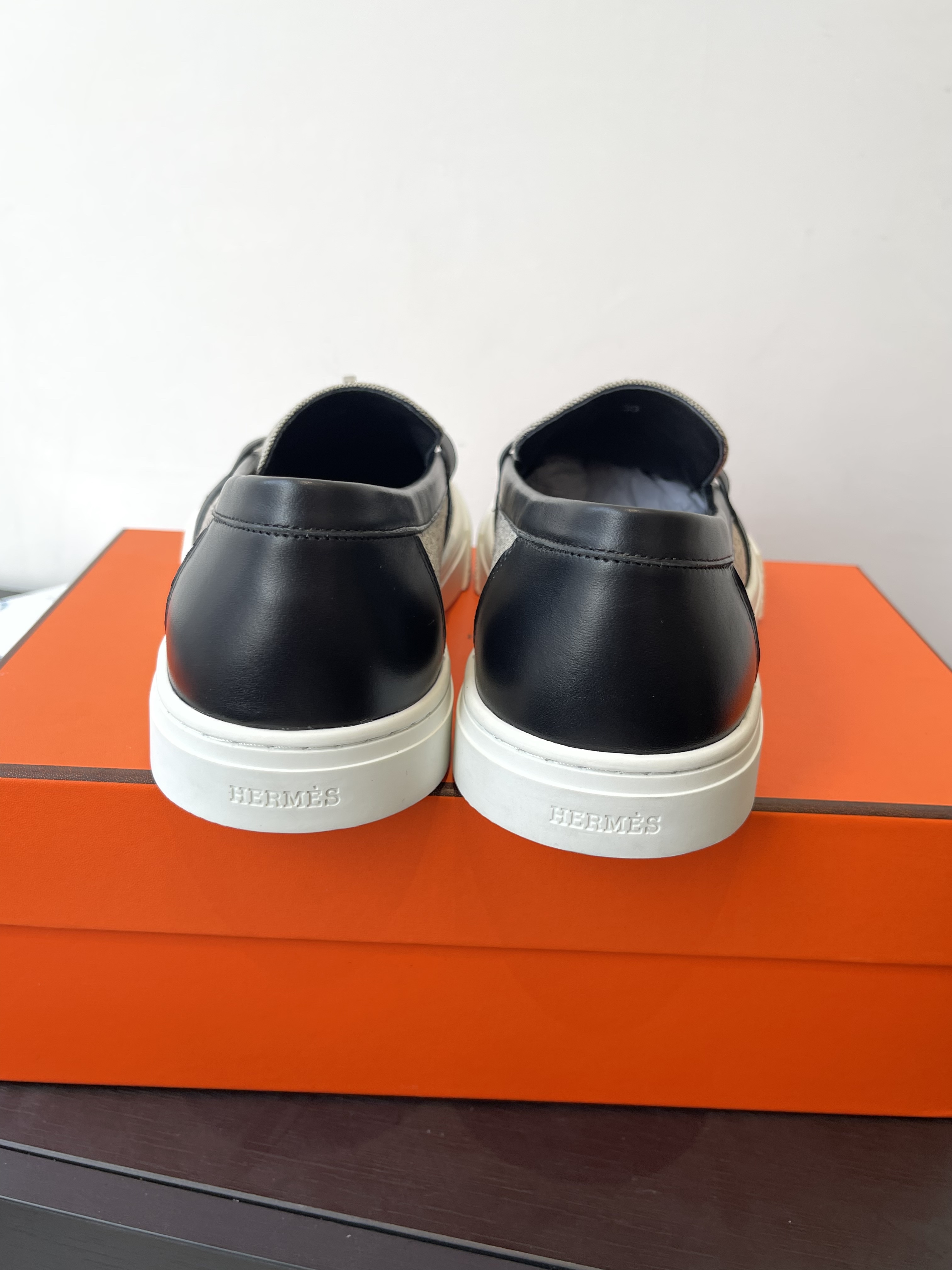 Hermes Shoes Loafers Cowhide