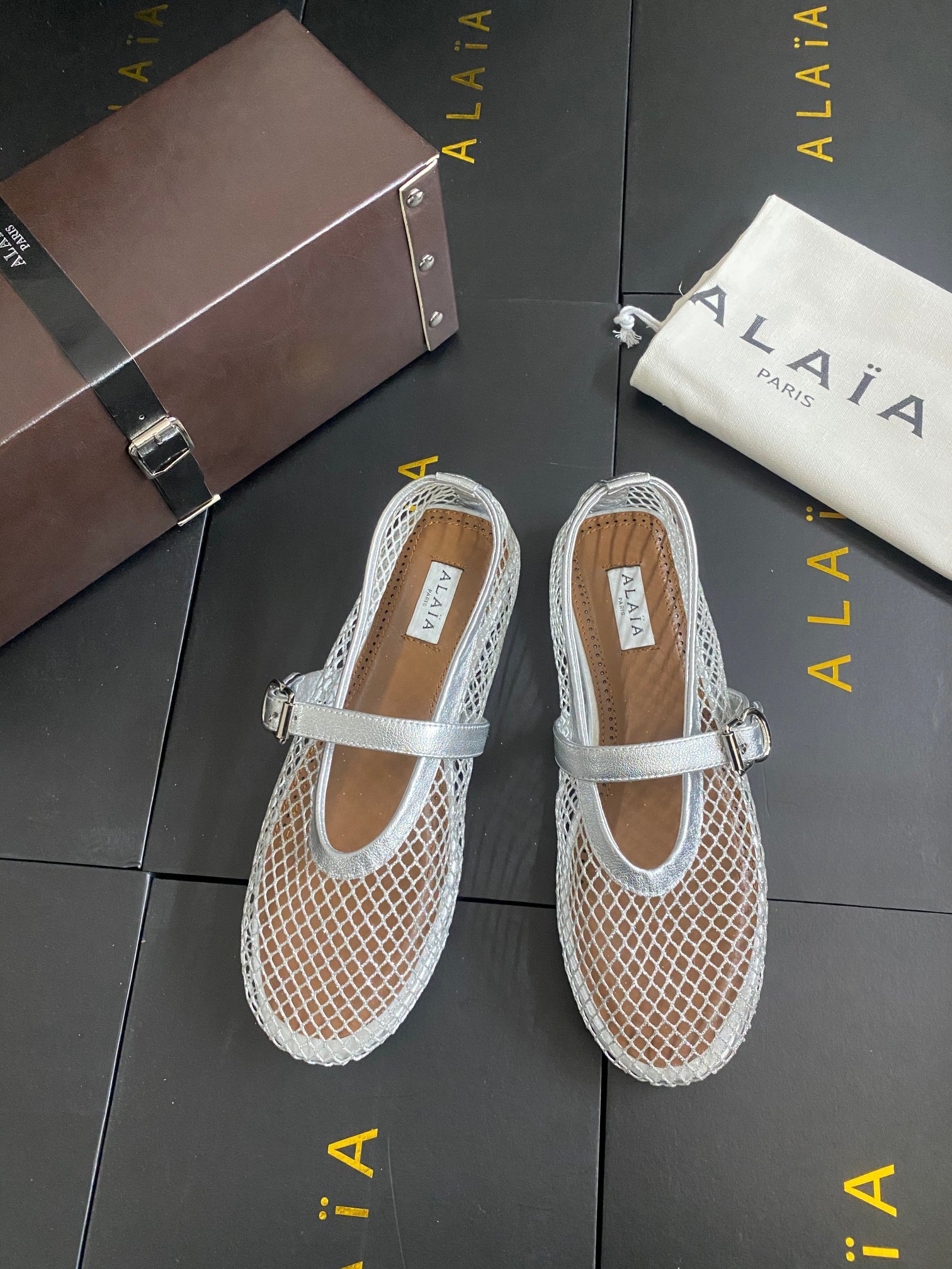 Alaia Shoes Fashion flat ballet shoes