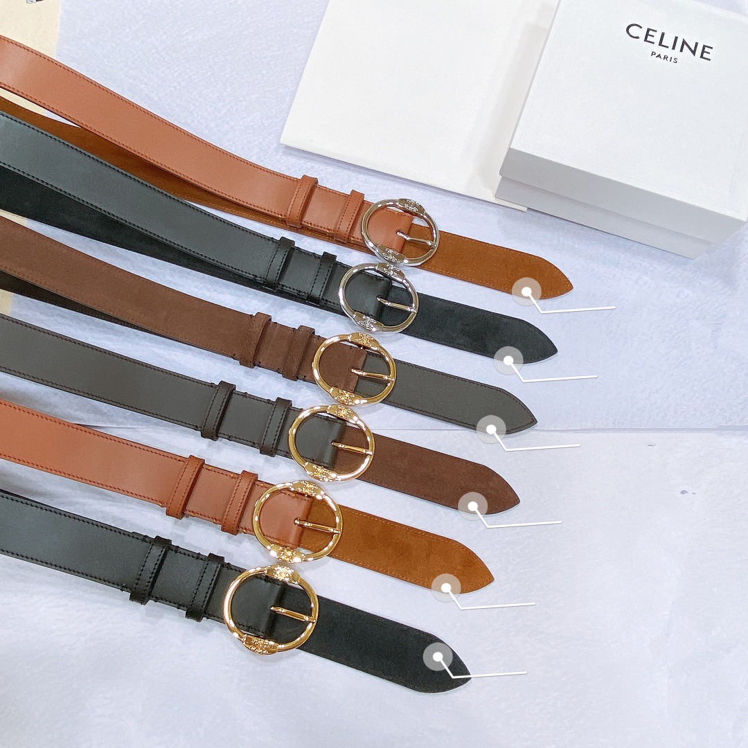 Celine Belt 003 22PJ061 3.5cm