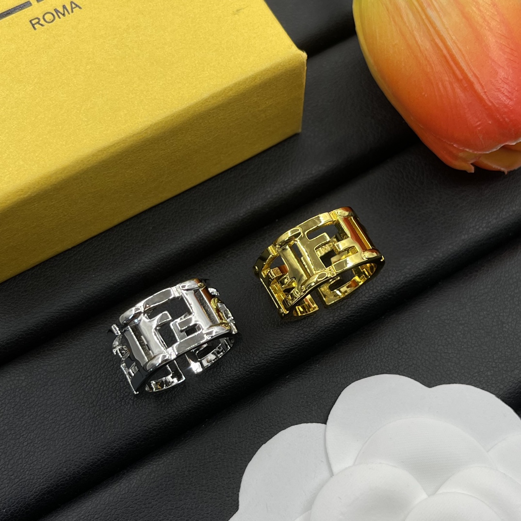 Fendi Jewelry Rings Open hollow ring