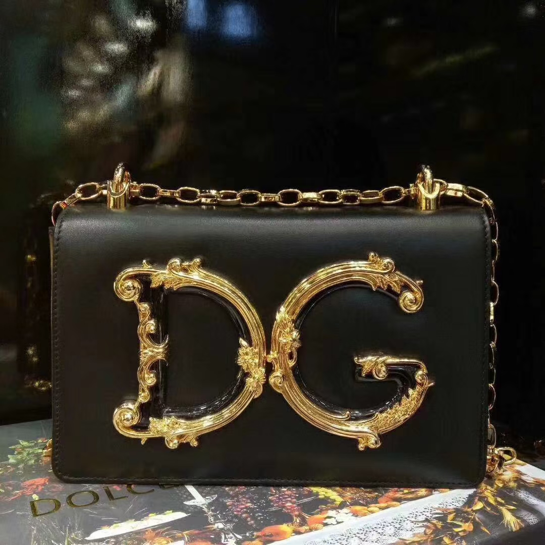 D&G 6315-1 Black plain LM012 21cm