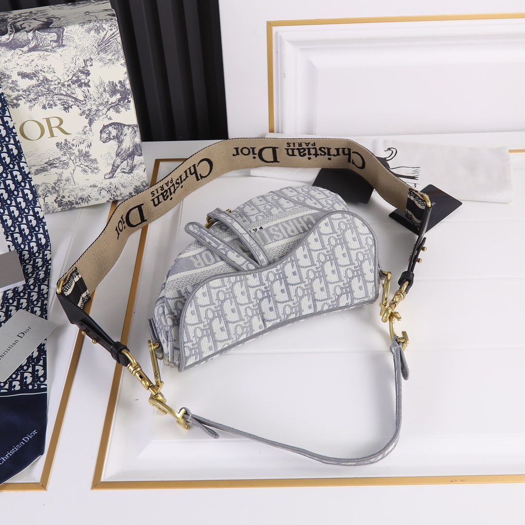 Saddle Bag Gray print CD-5501 XB032 25.5cm