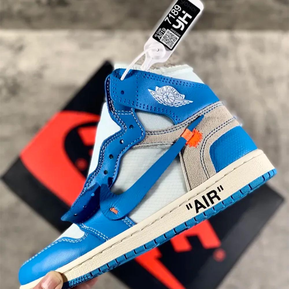 NIKE Air Jordan 1 x OFF-WHITE  UNC  008 XM 063