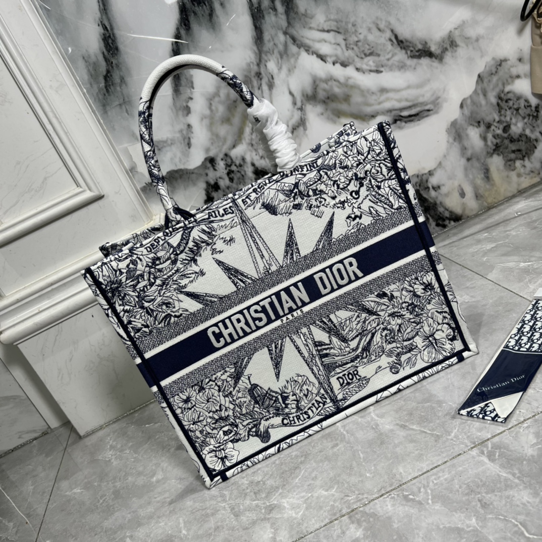 10A + top quality Large Dior Book Tote 0175 XB042 42cm