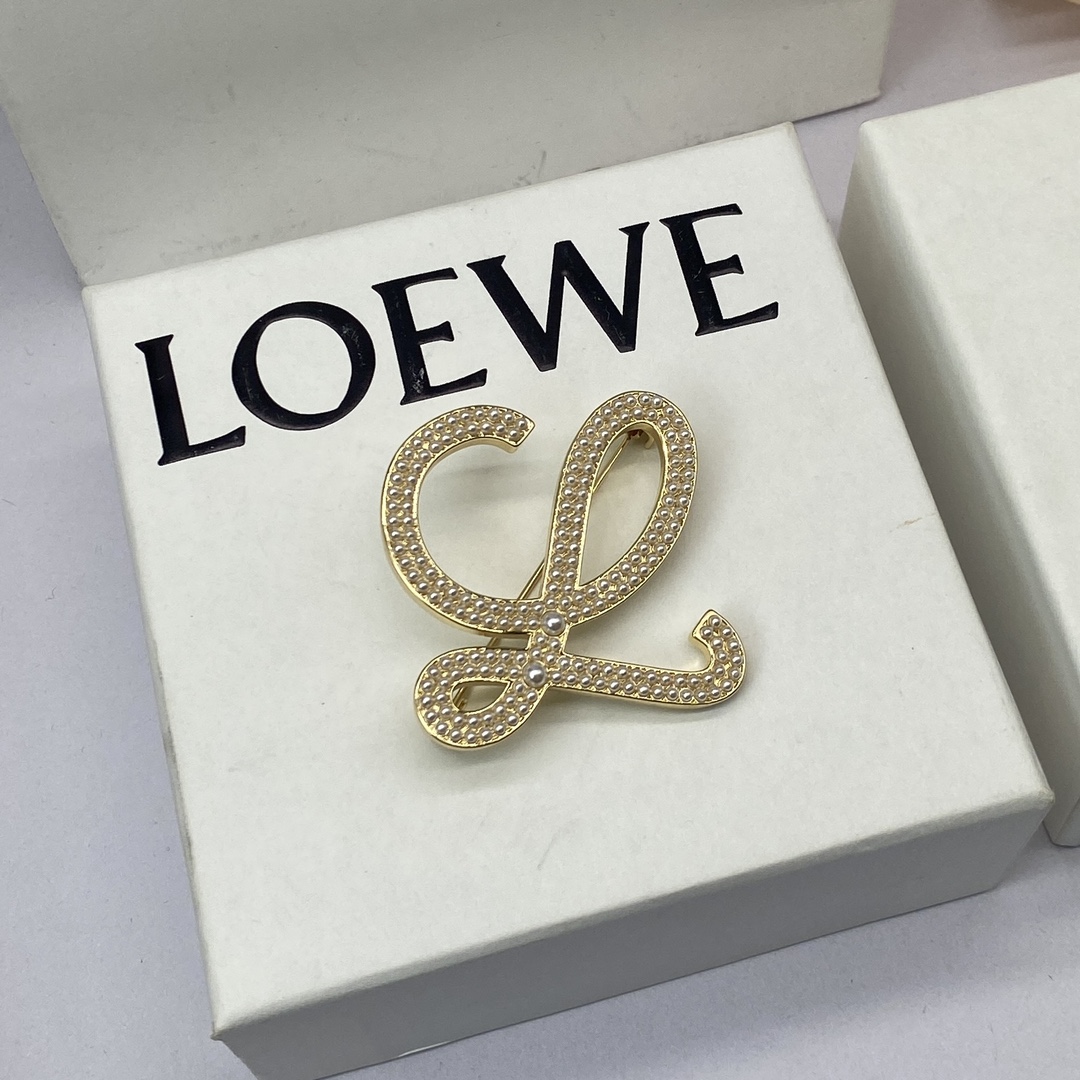 Loewe Jewelry Brooches Mini Pearl L Brooch