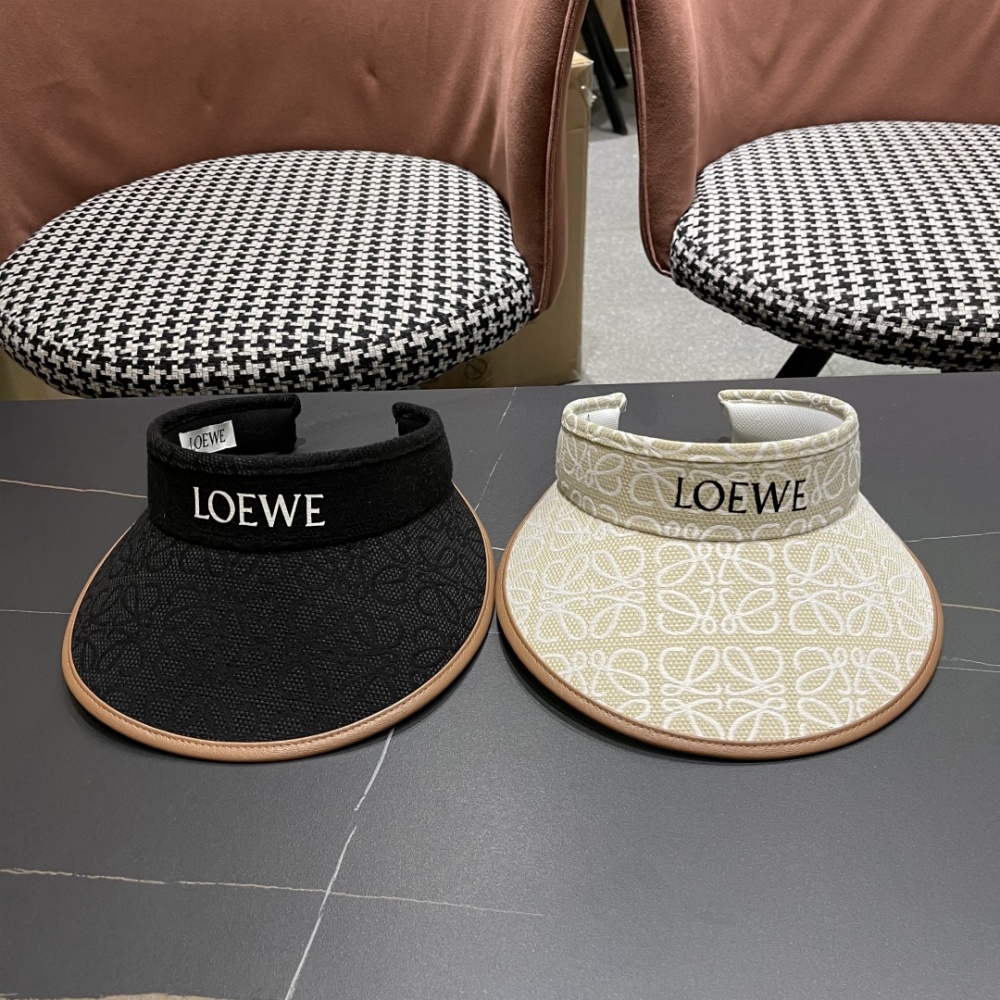 Loewe Hat Beach Sun Protection Hat With A Hollow Brim Accessories