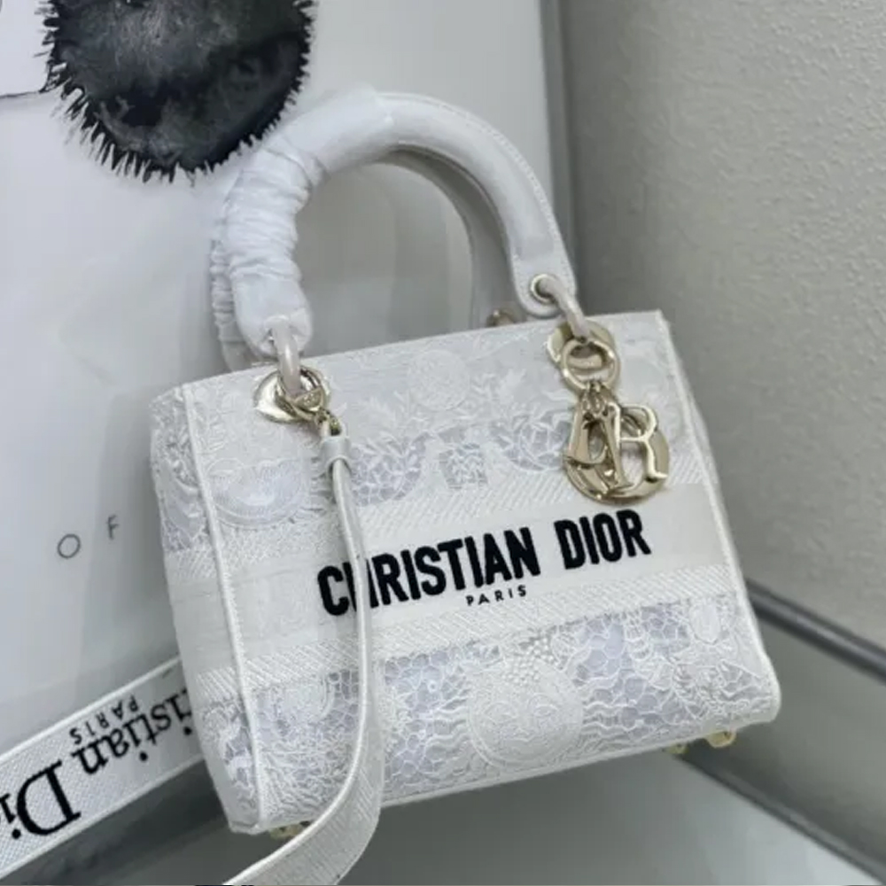 10A + top quality Dior Medium Lady D-Lite Bag 9920 LM003 24cm