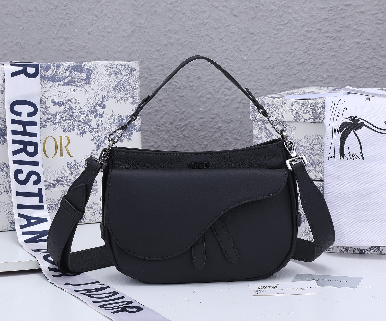 Mini Saddle Soft bag All Black 1090 XB022 24cm