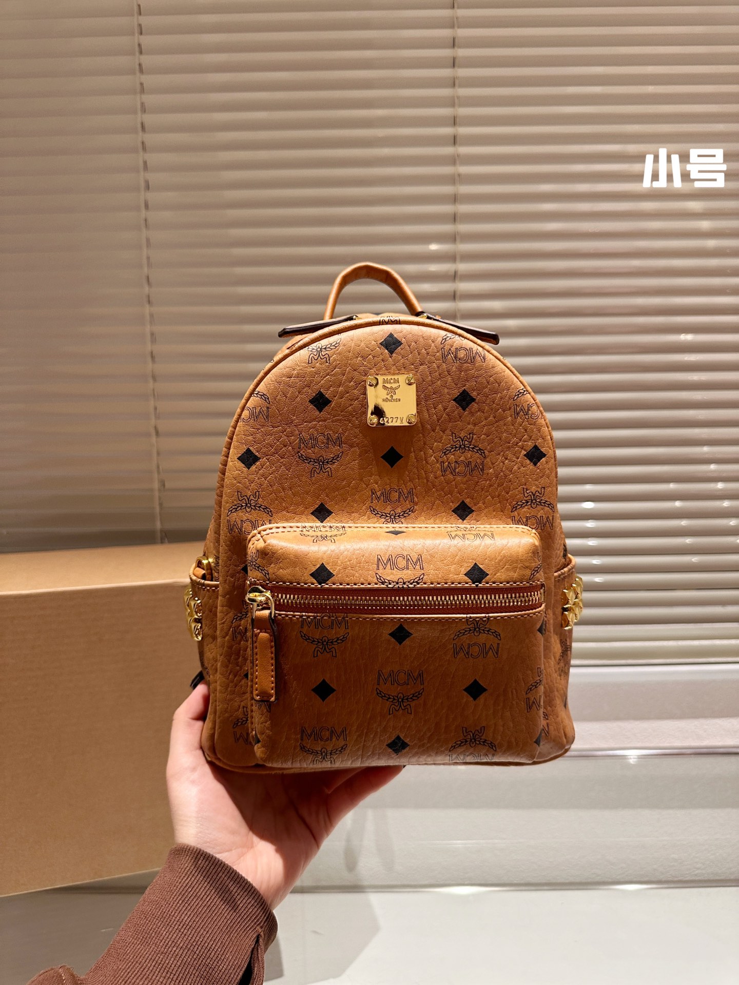 MCM Stark Backpack 026 LLS091 27cm