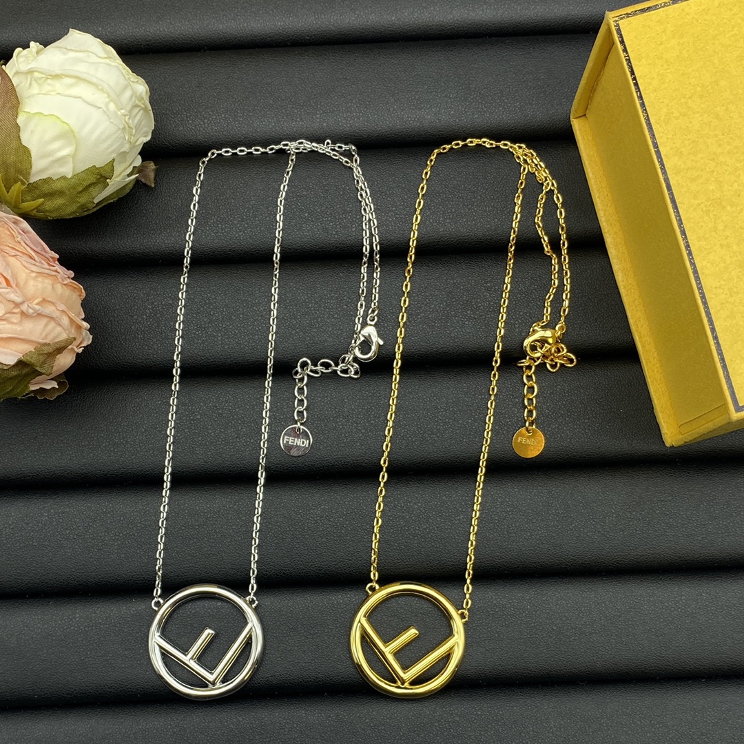 Fendi Jewelry Necklace Big Standard Design