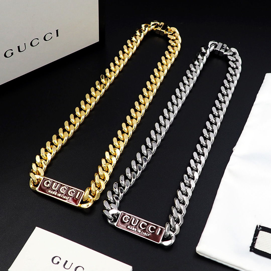Gucci Jewelry Necklace Bold enamel finish