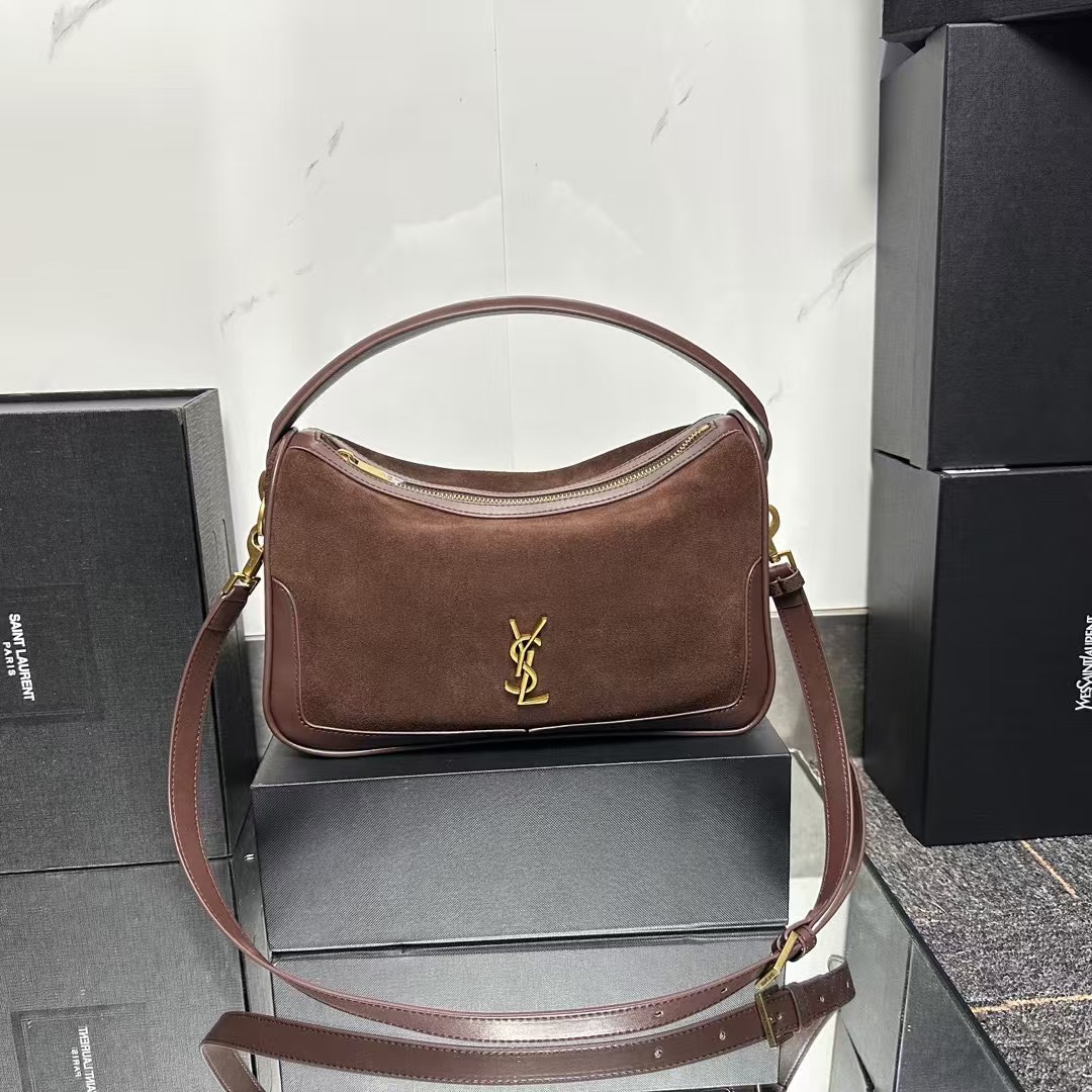 YSL Camera Supple Bag 753826 LM012 28cm
