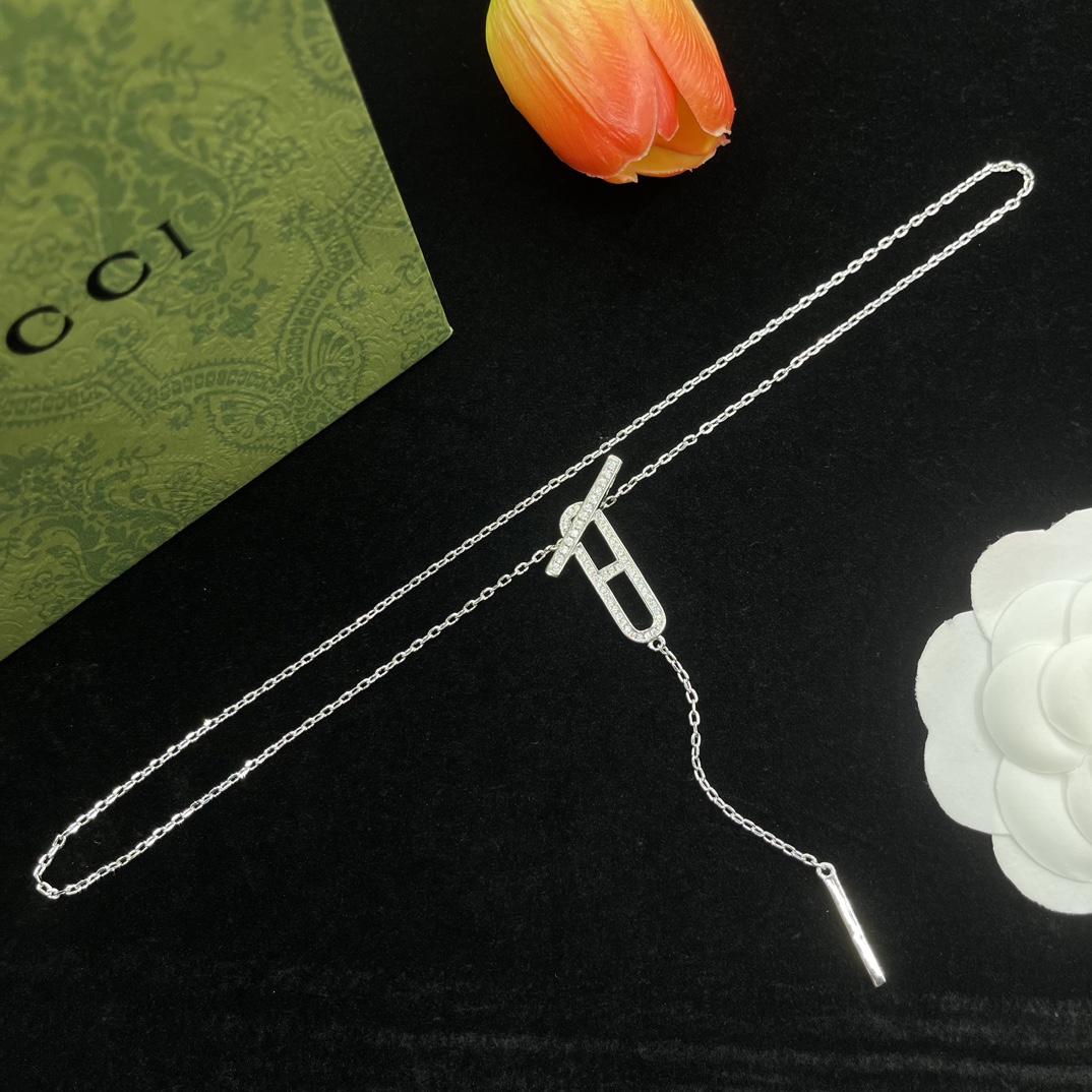 Hermes Jewelry Necklace Pig Nose Design