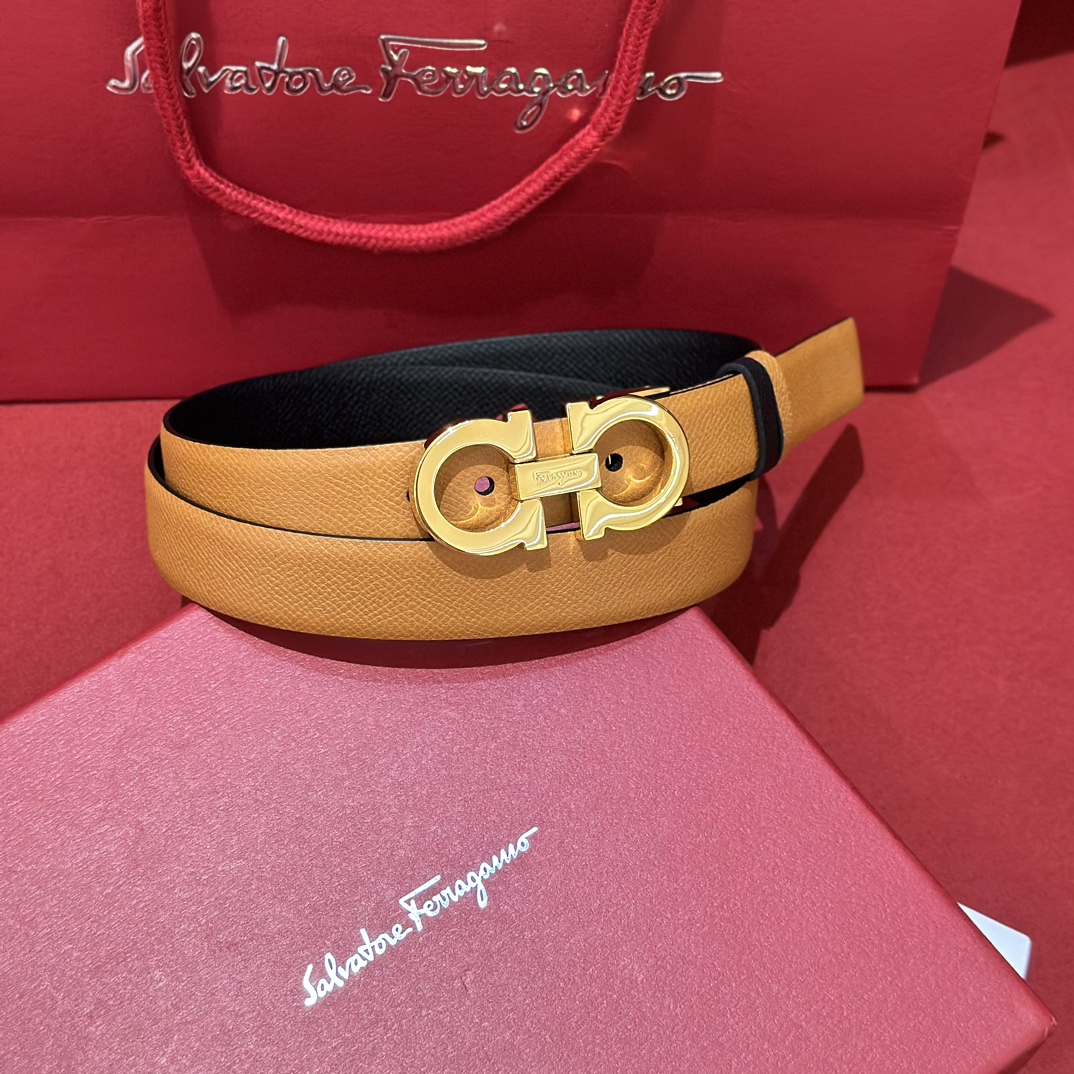 FERRAGAMO Belt 005 22PJ081 2.5cm