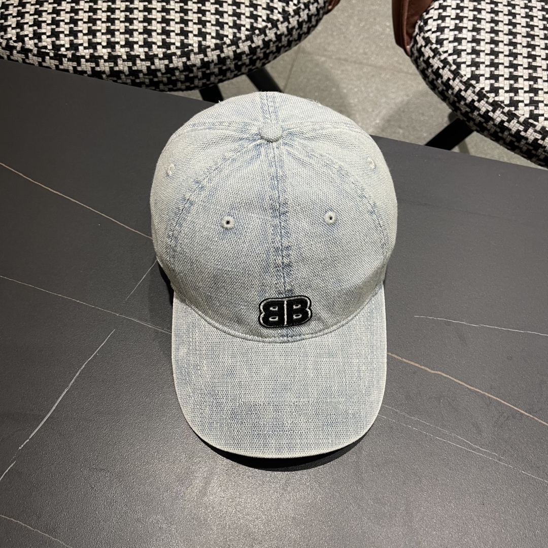 Balenciaga Hat Distressed Washed Baseball Cap Accessories
