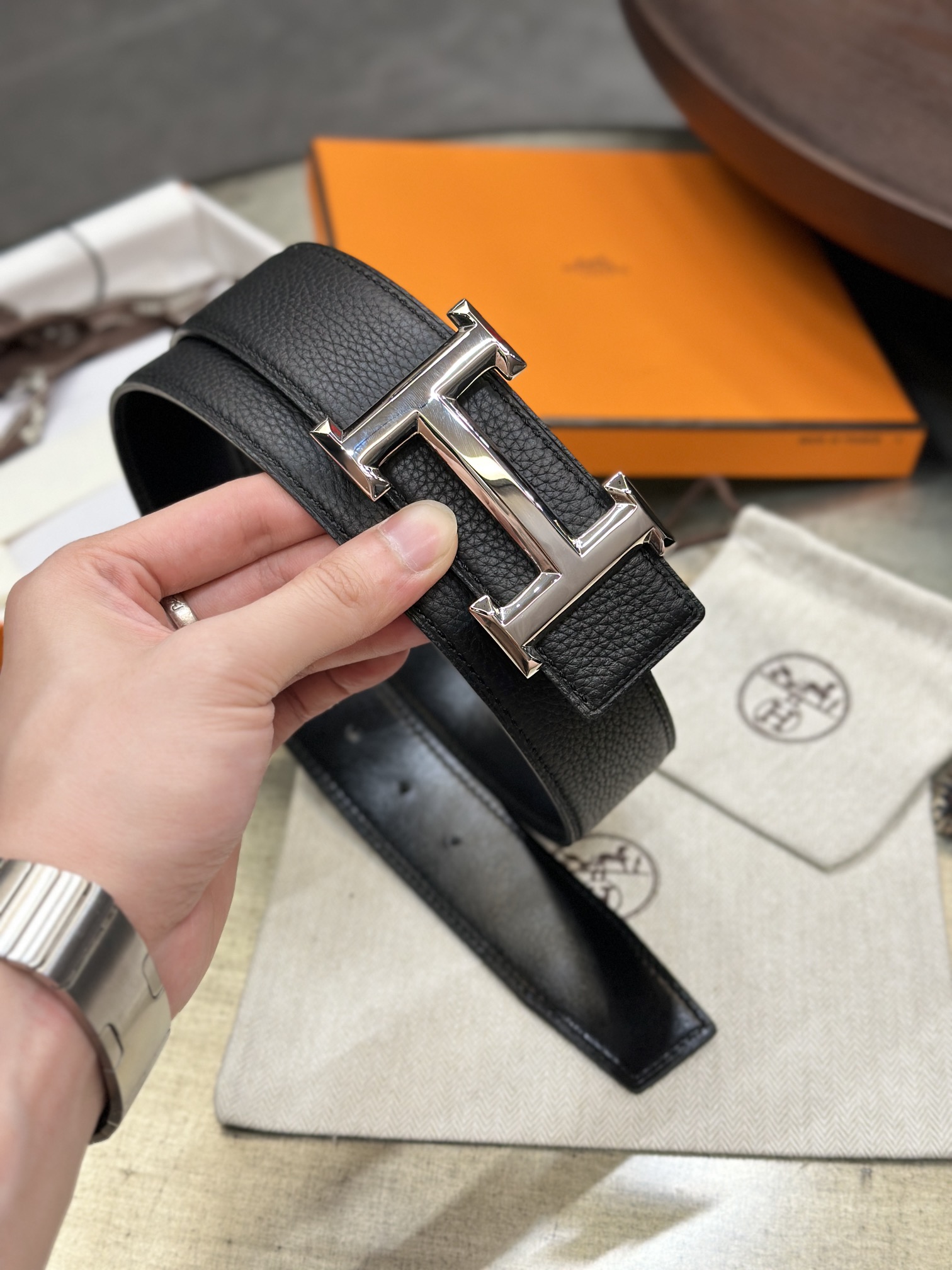 Hermes Belt 026 22PJ081 3.8cm