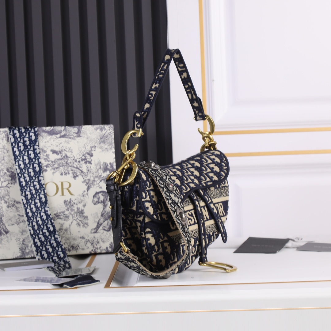 Saddle Bag Blue print CD-5501 XB032 25.5cm 01