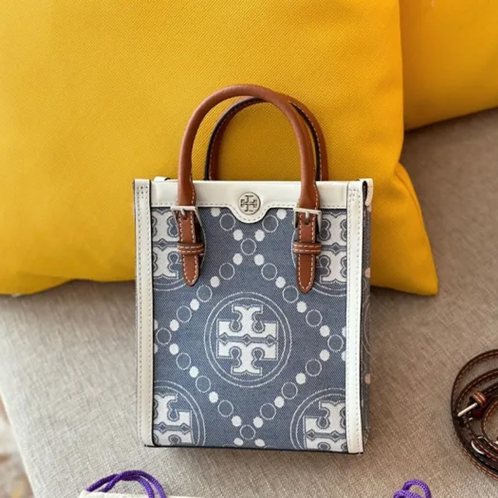 Tory Burch T Monogram Tote 010 LLS051 16cm