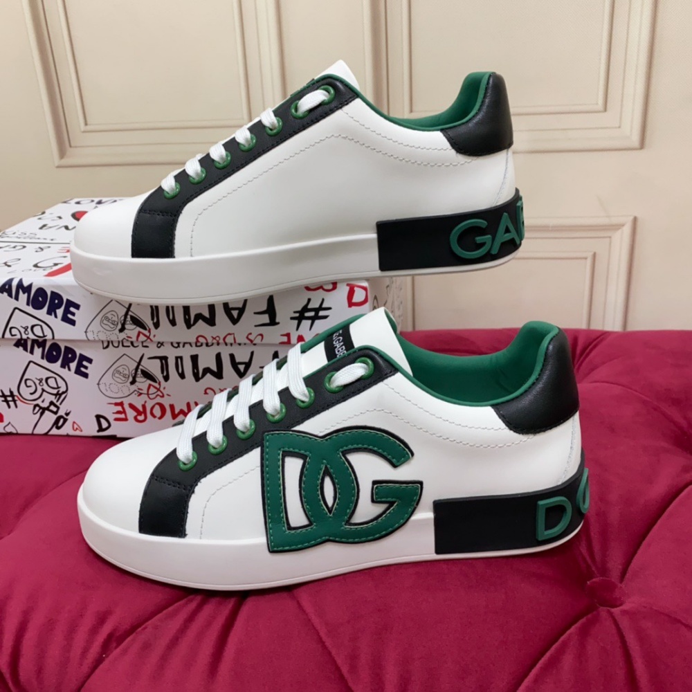 D&G Shoes Casual Shoes Top-Grain Cowhide