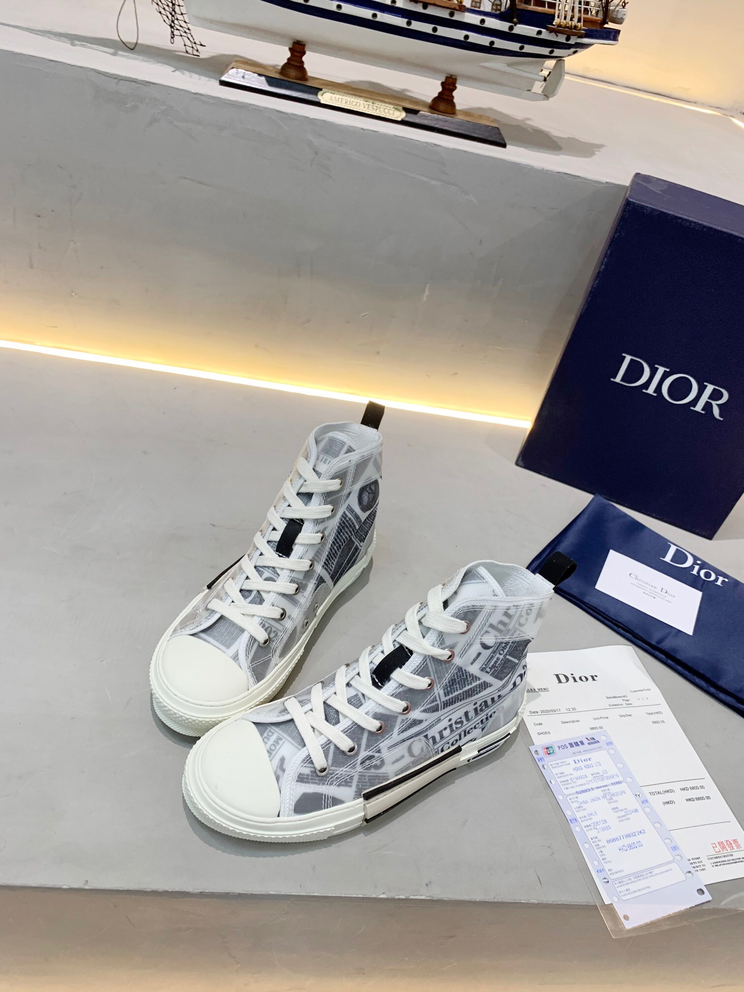 Dior&Kaws帆布鞋072