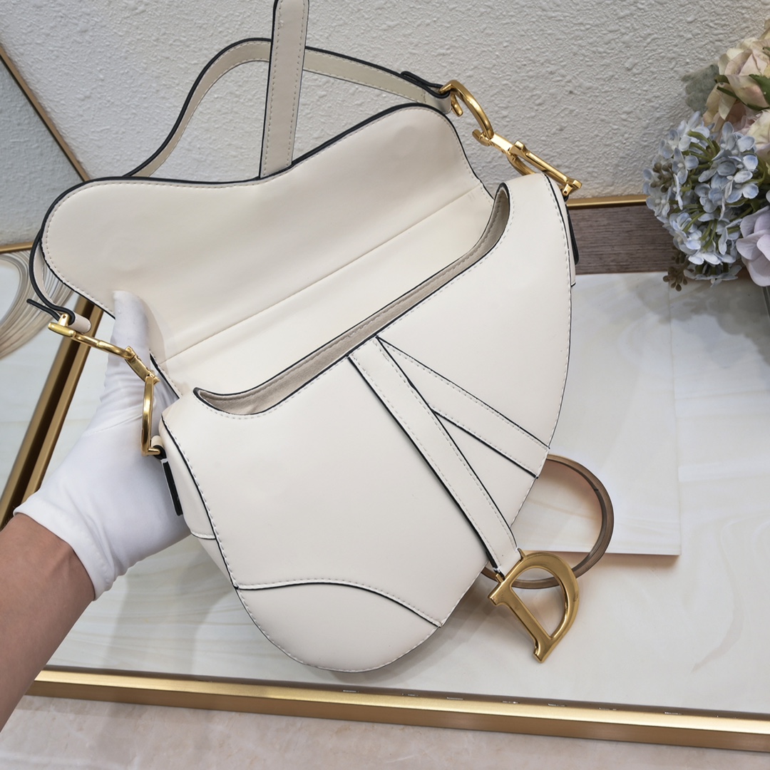 Saddle Bag White with weave strap 1033 XB012 25.5cm