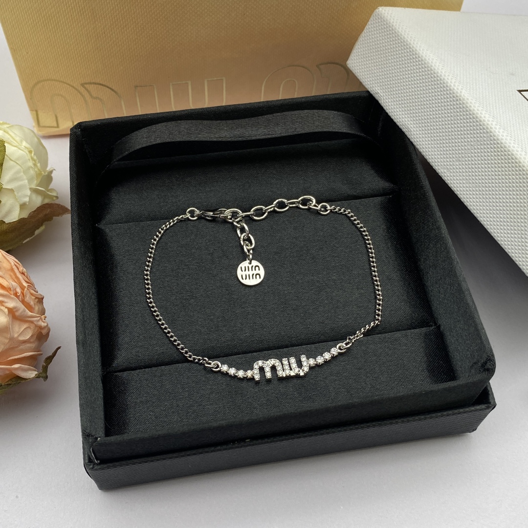 Miu Miu Jewelry Bracelets letter bracelet
