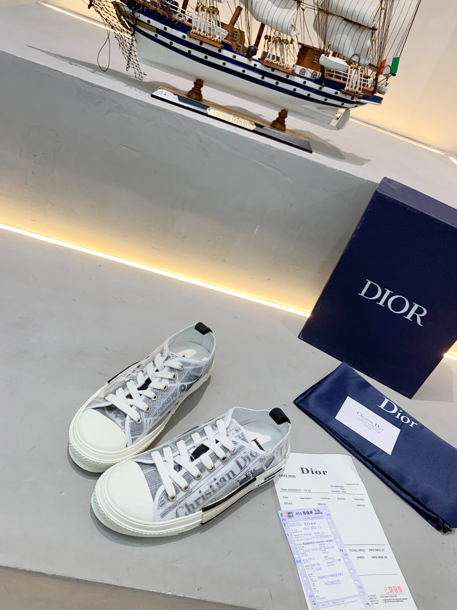 Dior&Kaws帆布鞋072