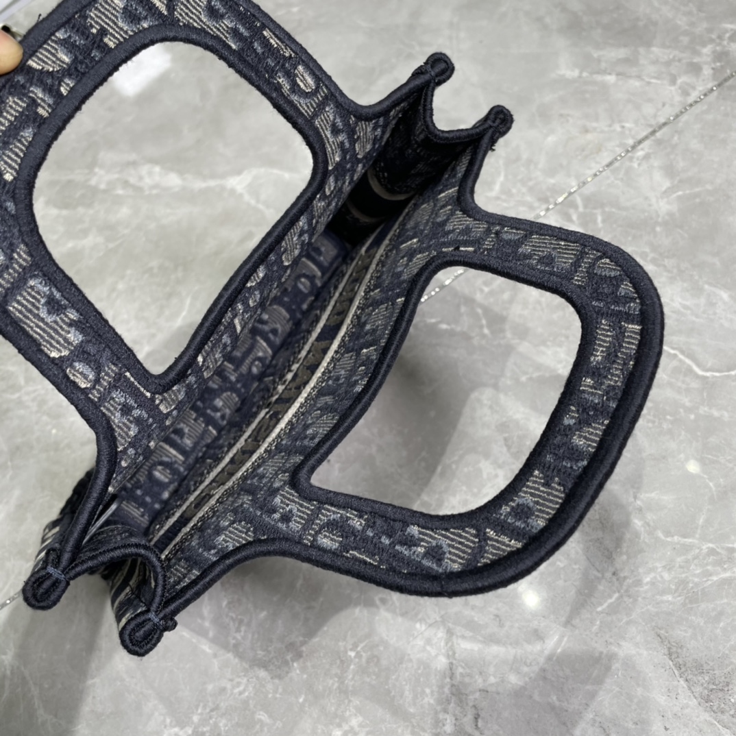 10A + top quality Mini Dior Book Tote 0175 XB041 23cm