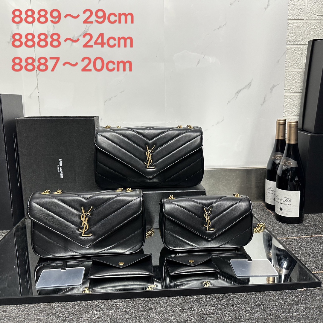 YSL Loulou Shoulder Bag 8887 LM571 20-29cm