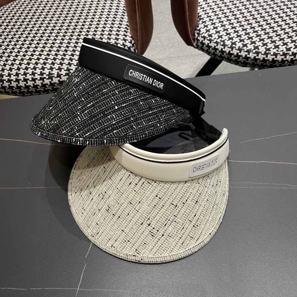 Dior Hat Empty Top Sun Protection Hat Sun Hat Accessories
