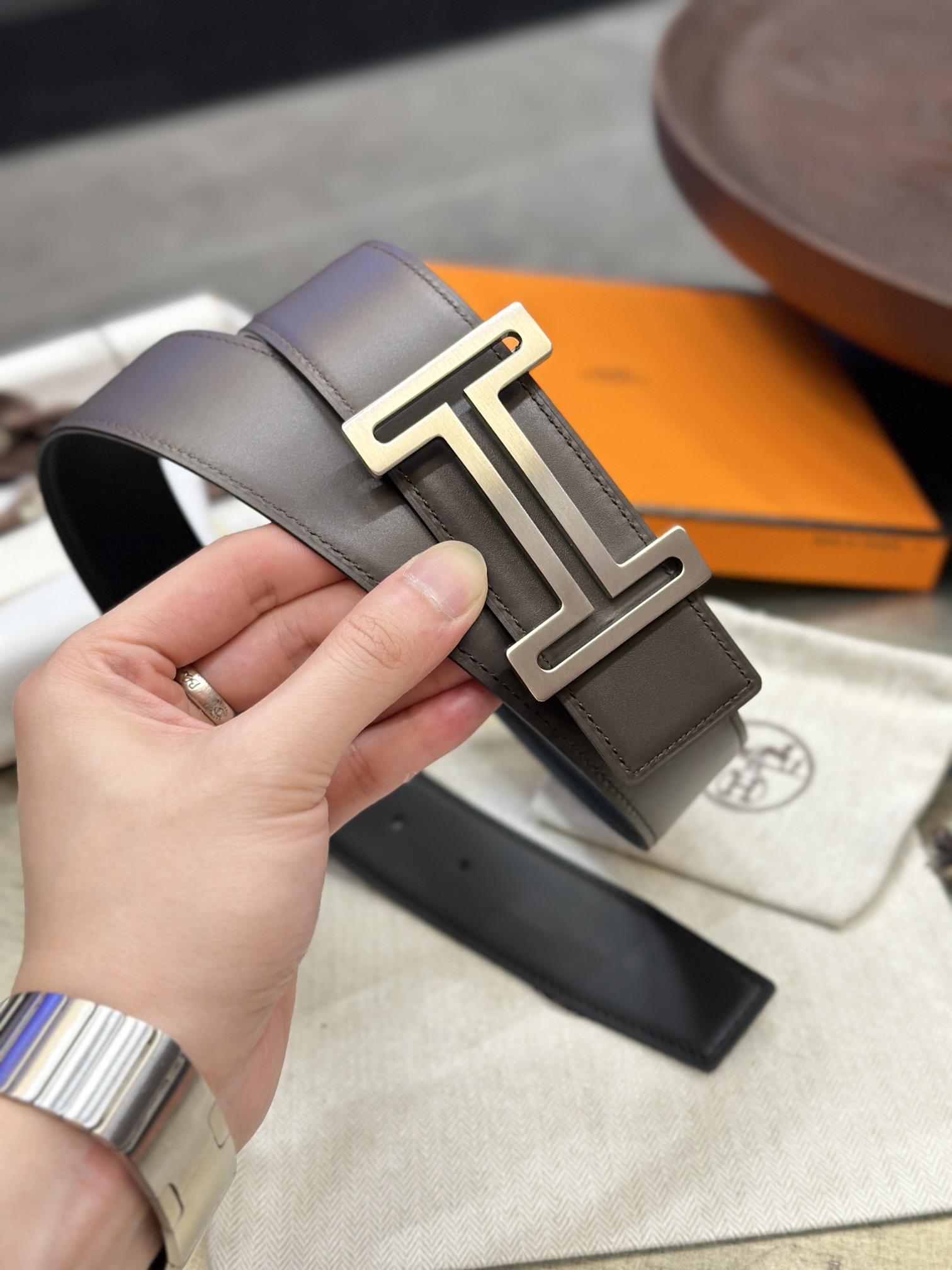 Hermes Belt 025 22PJ081 3.8cm