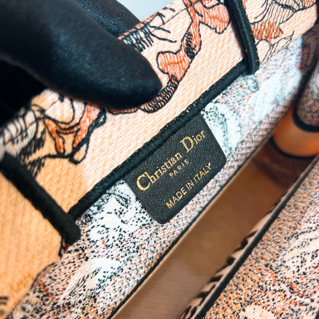 10A + top quality Small Dior Book Tote 1265 DLAM012 26.5cm