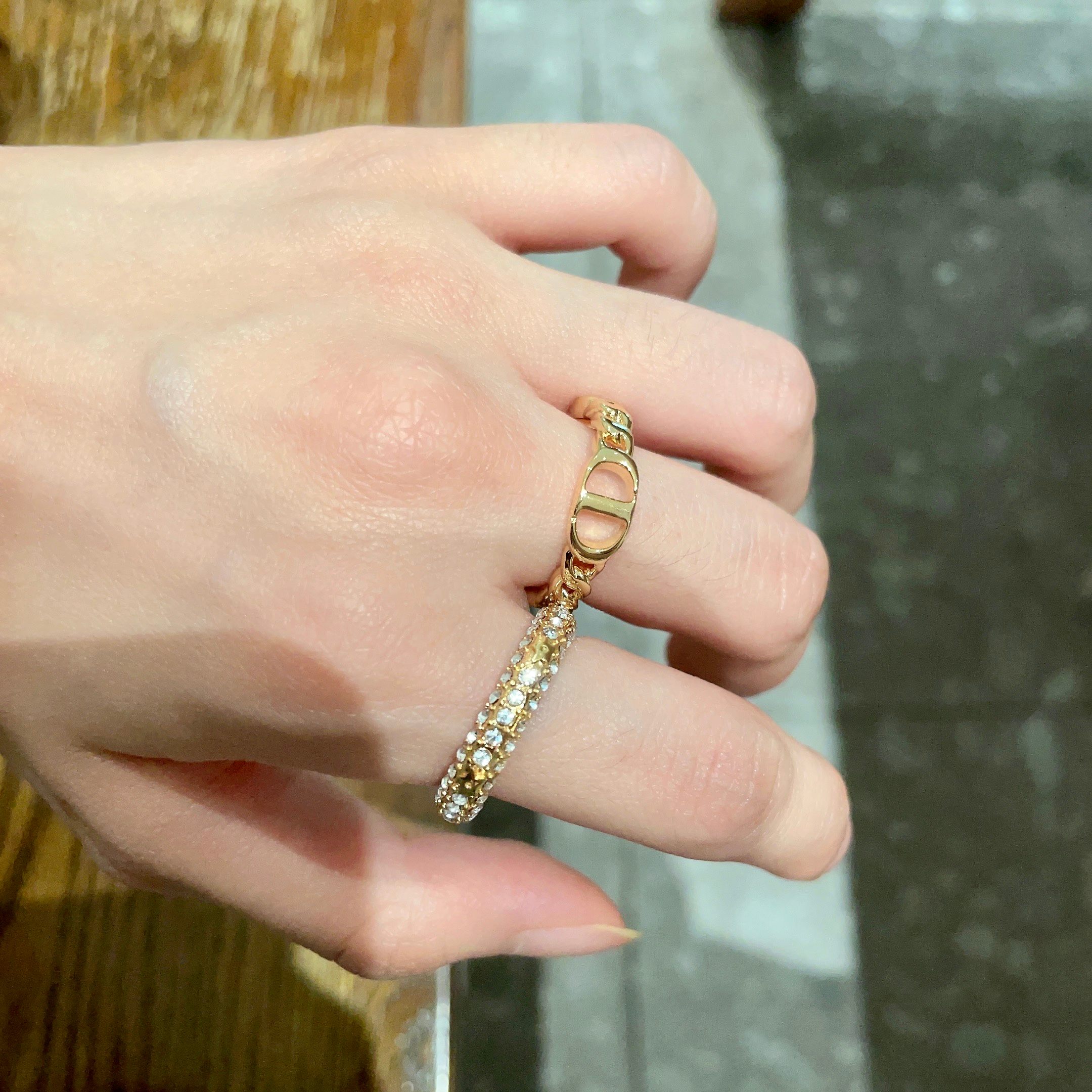 Dior Jewelry Rings CD diamond fashion series modeling