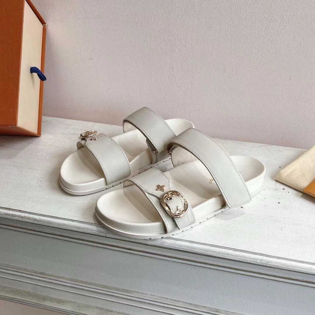 Louis Vuitton Shoes Summer sailboat series couple slippers