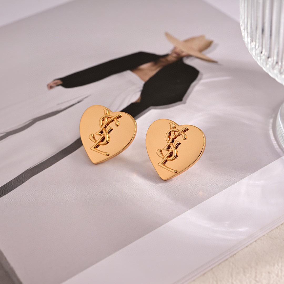 Saint Laurent Jewelry Earring Love Earrings