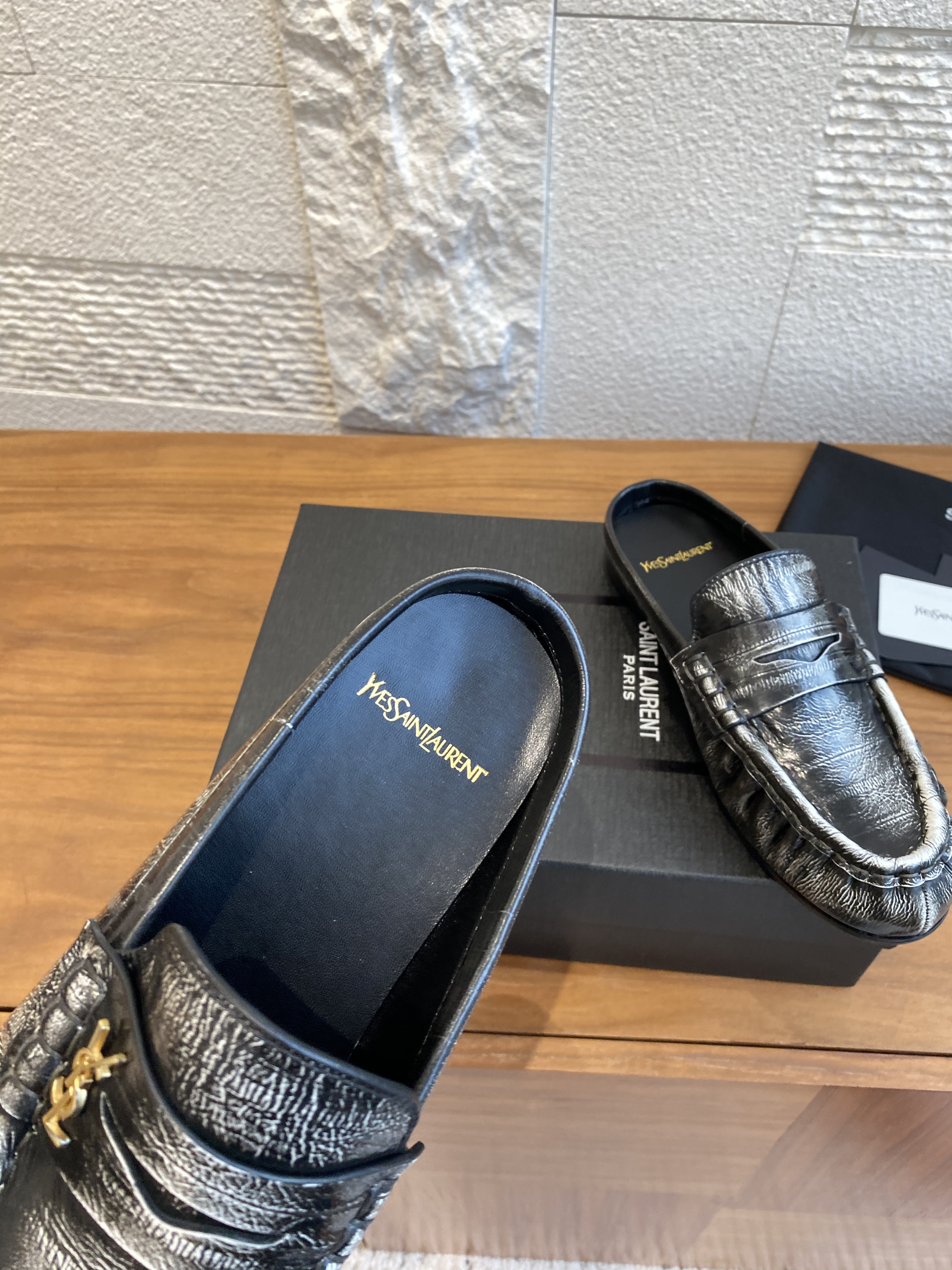 Saint Laurent Shoes Loafers Cowhide