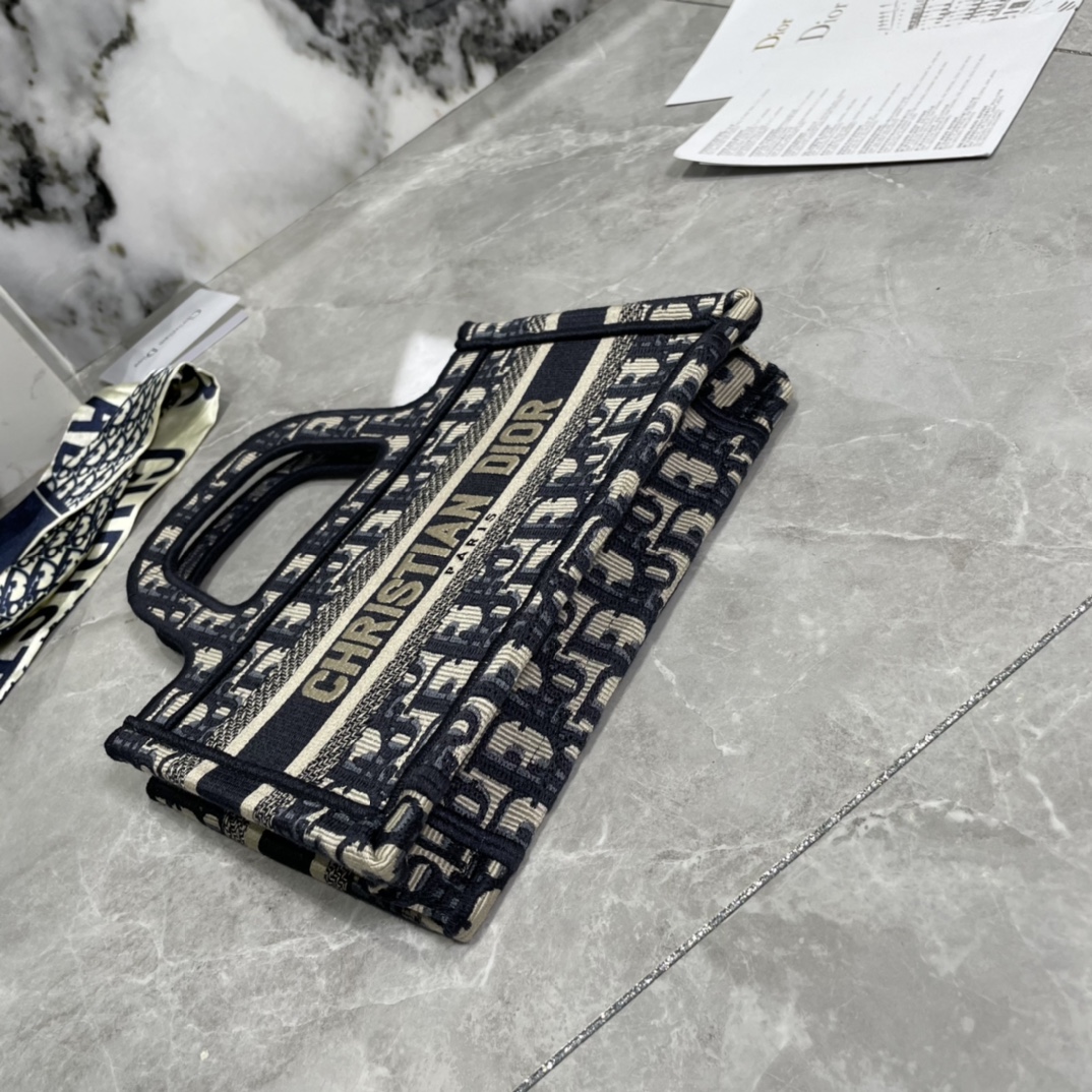 10A + top quality Mini Dior Book Tote 0175 XB041 23cm
