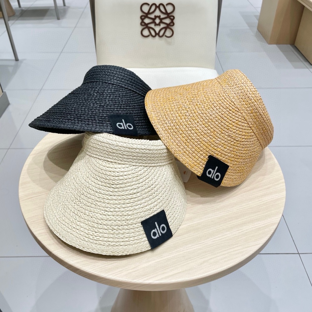 Alo Hat Raffia Visor Hat Accessories