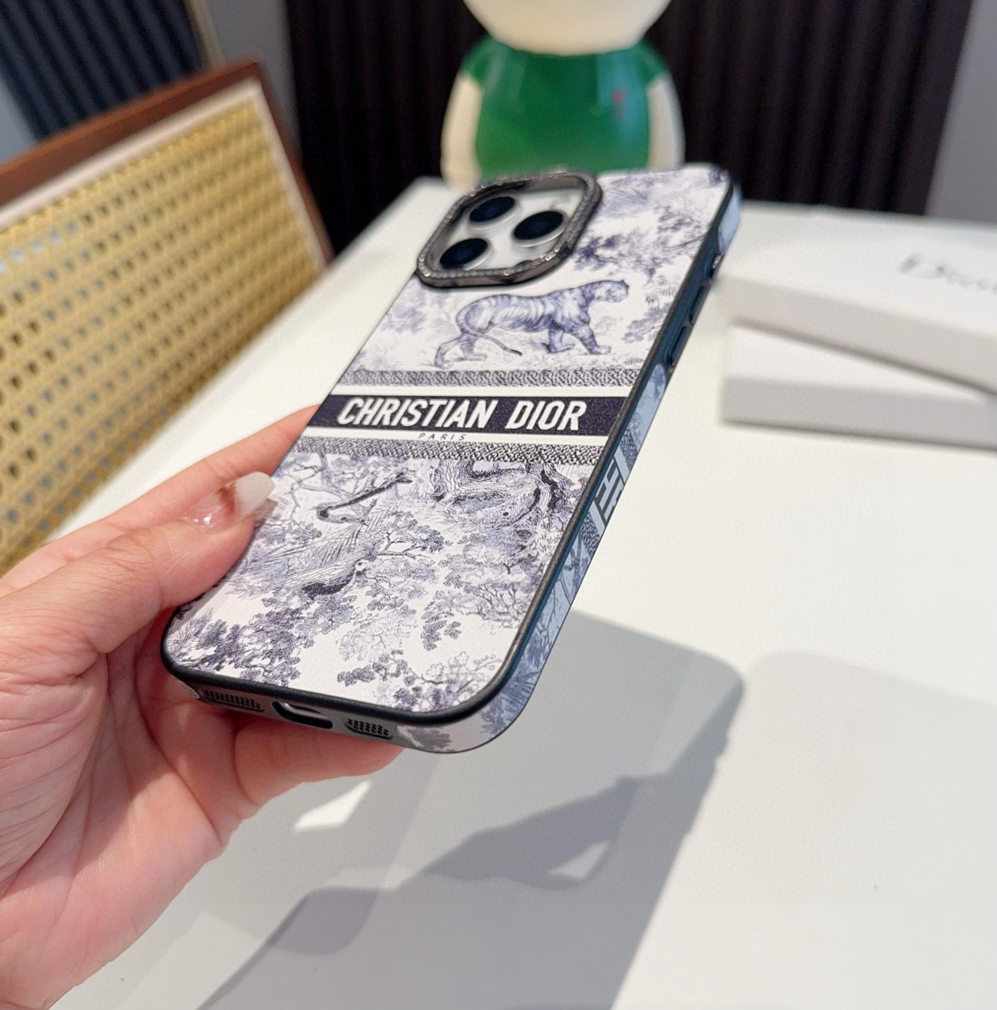 Dior Phone Case Jungle Collection Full Coverage Phone Case Accessories