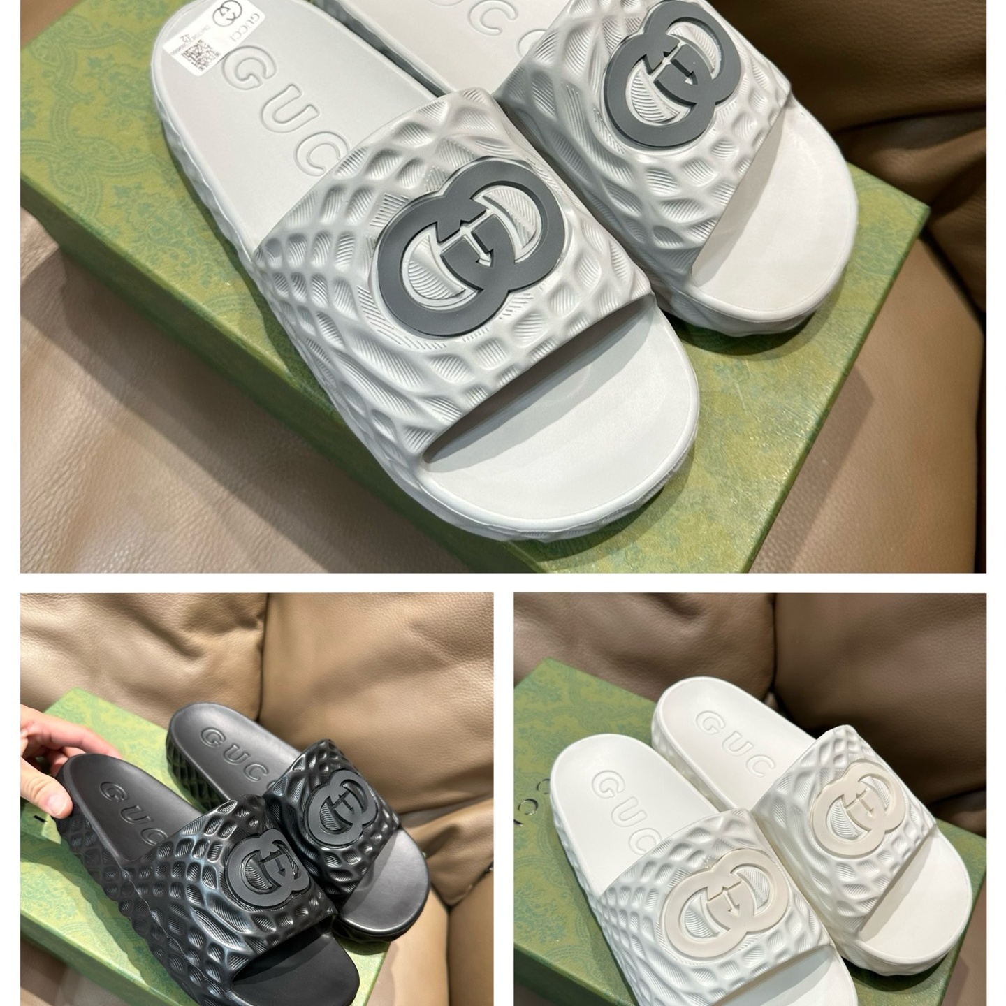 Gucci Shoes Double G slippers for couples
