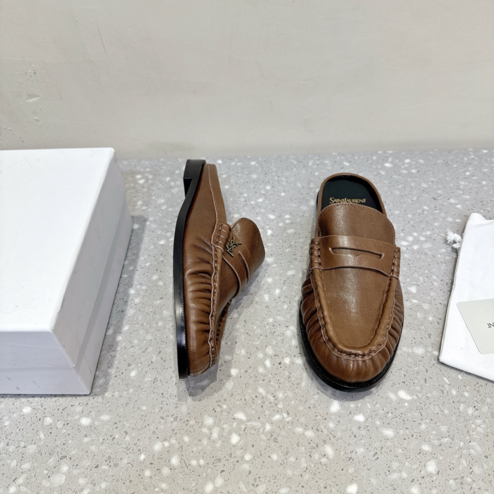 Saint Laurent Shoes Loafers Cowhide