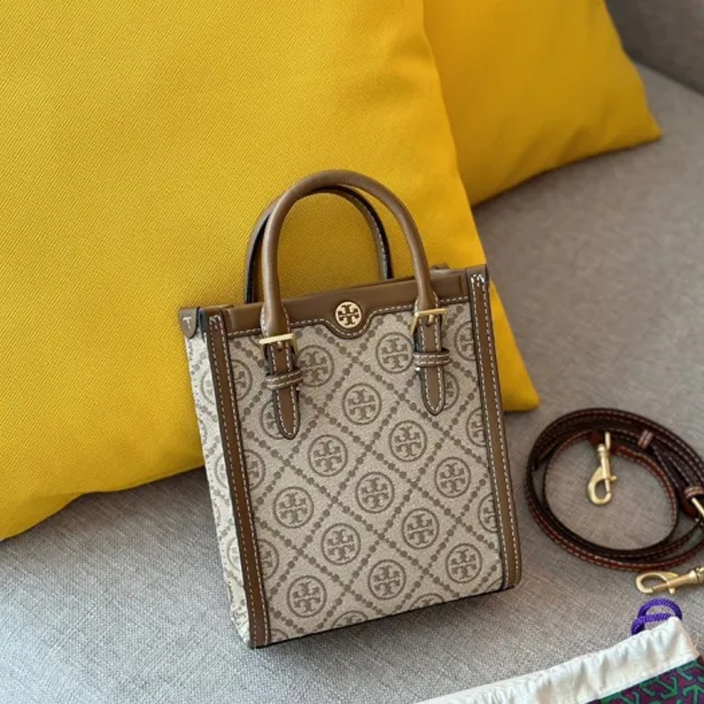 Tory Burch T Monogram Tote 011 LLS051 16cm
